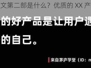 年经继拇中文第二部是什么？优质的 XX 产品，让你欲罢不能