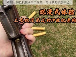 震撼一杆枪挑战两扇门视频，带你领略极致体验