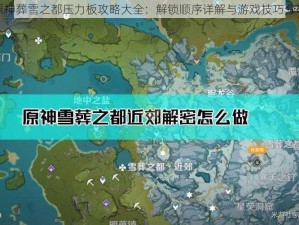 原神葬雪之都压力板攻略大全：解锁顺序详解与游戏技巧分享