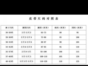 国产尺码和欧洲尺码，提供精准的尺寸选择