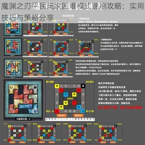 魔渊之刃平民玩家困难模式速刷攻略：实用技巧与策略分享