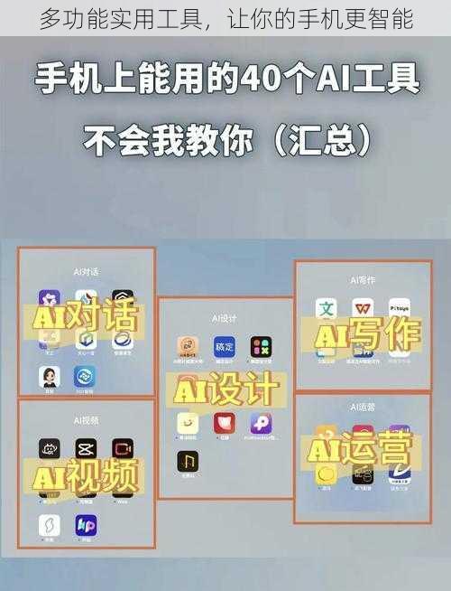 多功能实用工具，让你的手机更智能