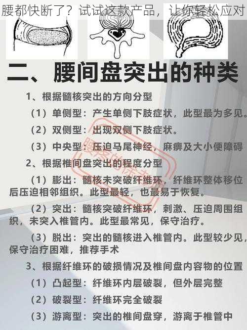 腰都快断了？试试这款产品，让你轻松应对