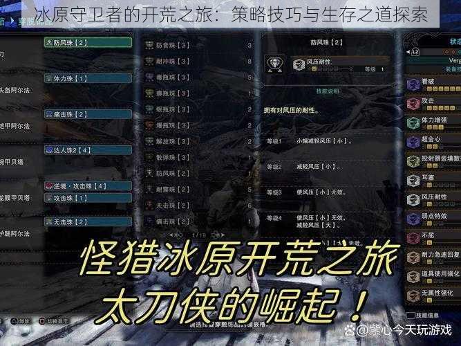 冰原守卫者的开荒之旅：策略技巧与生存之道探索