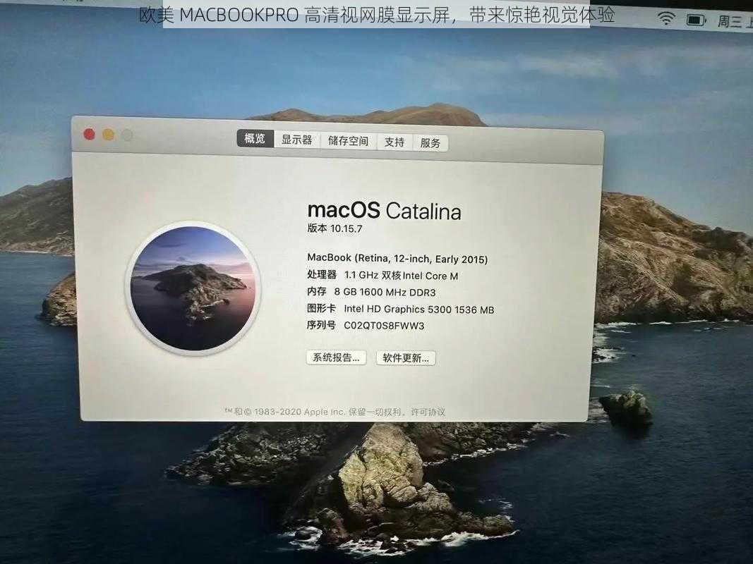 欧美 MACBOOKPRO 高清视网膜显示屏，带来惊艳视觉体验