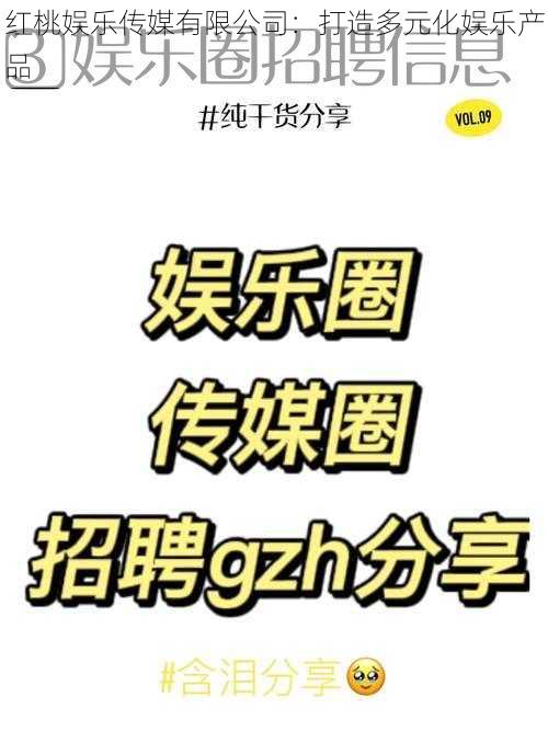 红桃娱乐传媒有限公司：打造多元化娱乐产品