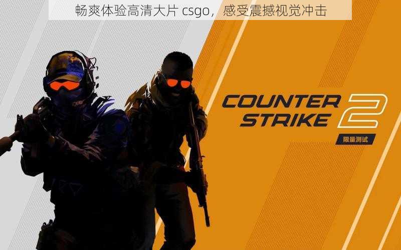 畅爽体验高清大片 csgo，感受震撼视觉冲击