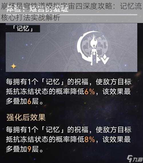 崩坏星穹铁道模拟宇宙四深度攻略：记忆流核心打法实战解析