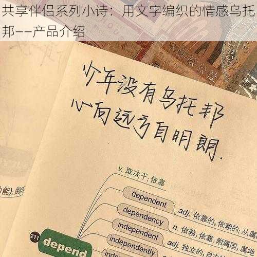 共享伴侣系列小诗：用文字编织的情感乌托邦——产品介绍