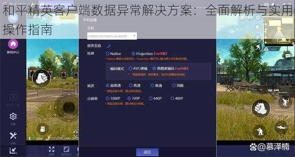 和平精英客户端数据异常解决方案：全面解析与实用操作指南