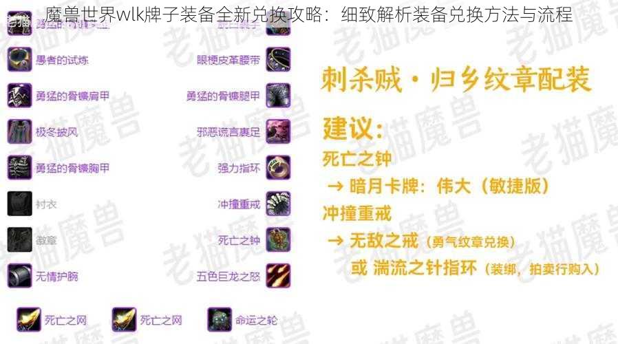 魔兽世界wlk牌子装备全新兑换攻略：细致解析装备兑换方法与流程